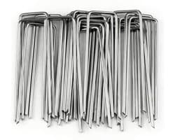 SnelShoppen - Pack van 30 Grondankers, 100 mm Pinnen, Stabiele Tentpinnen, Gegalvaniseerde Grondankers voor Vogelbeschermnet, Schutting, Tuin, Onkruid