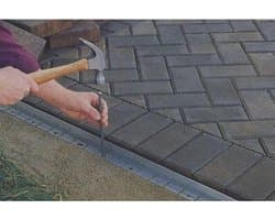 Grondankers Staal - Bodemversteviging - Gazonranden Vasten - Universeel Toepasbaar - 250mm x 7mm - Metaalkleur
