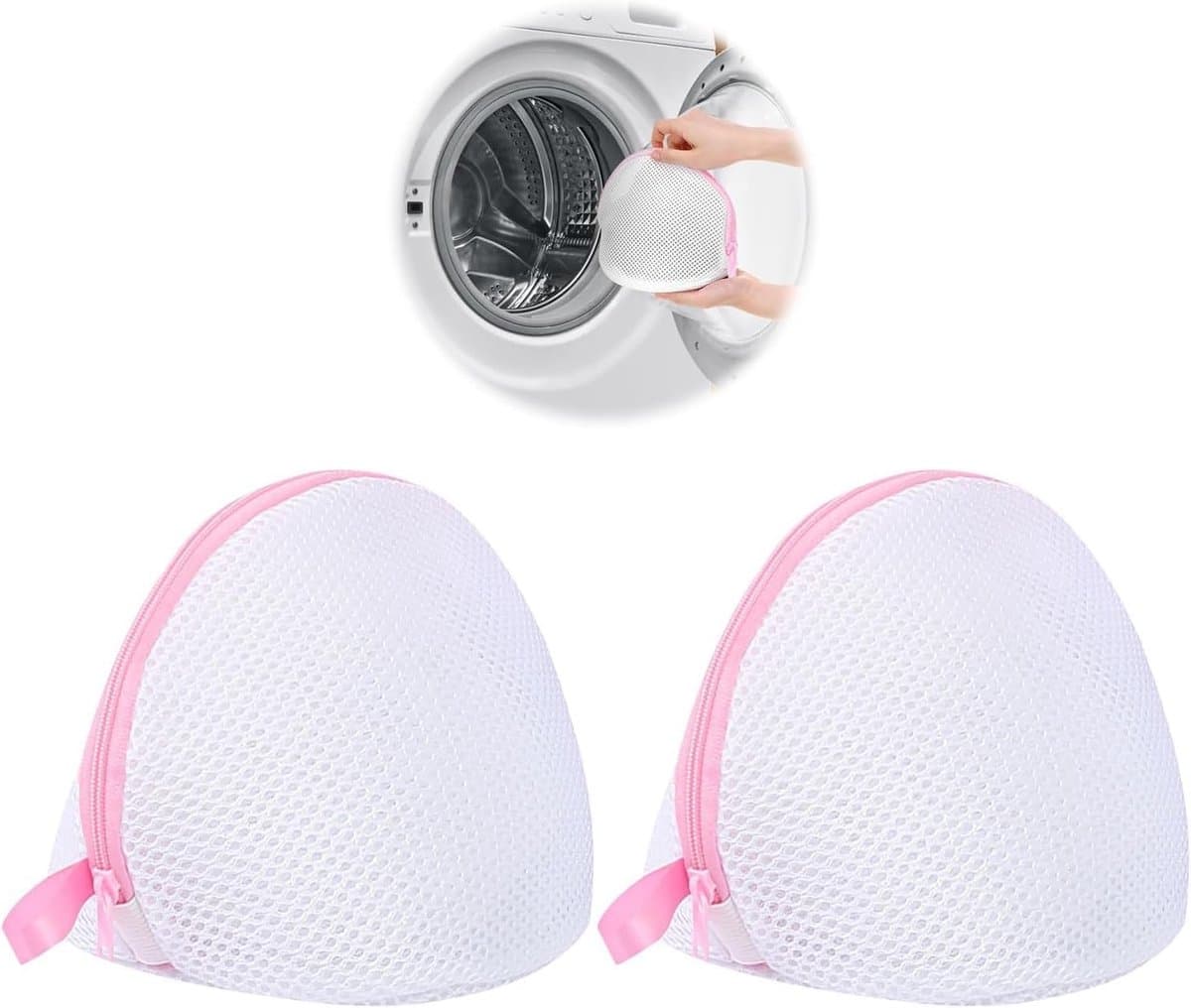 Waszak voor wasmachine, extra grote wasnetten voor delicate kleding, 3 stuks, duurzaam polyester, verborgen ritssluiting, multifunctioneel en herbruikbaar — afbeelding 1