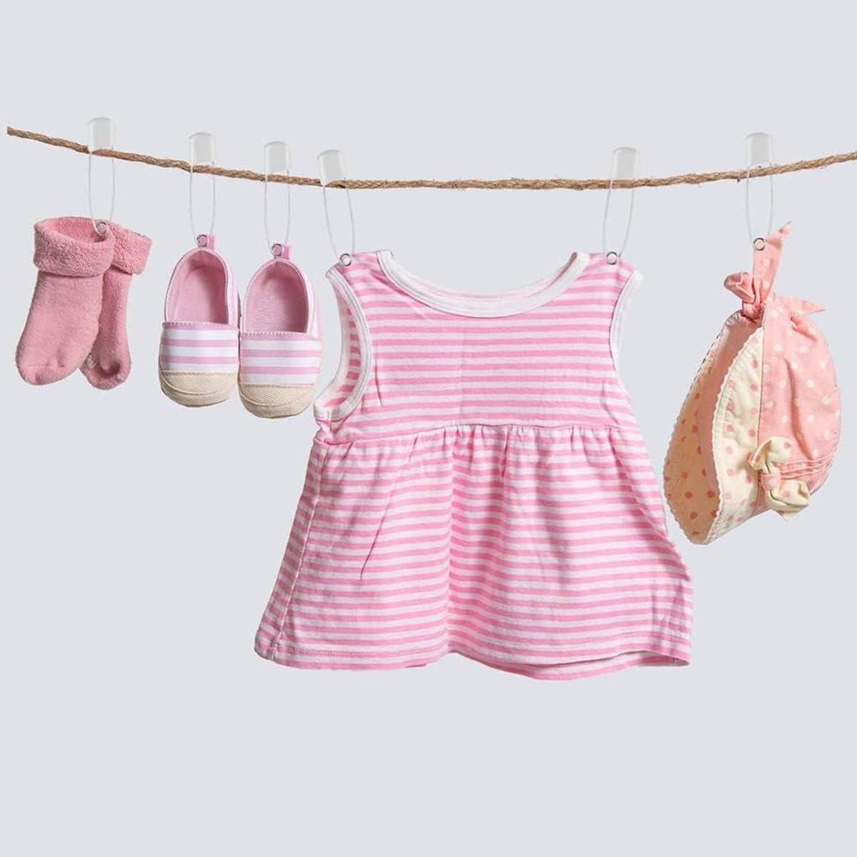 Baby Veiligheidsspelden - Doek Luiersluitingen - Knutselen en Sluiten - Met Plastic Veiligheidslock - 50 Stuks - Wit — afbeelding 1