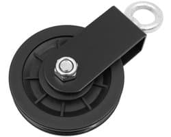 Dailygoods- Katrolblok Draaibaar - Gymkatrolsysteem - U-montagebeugel - Kabelmachine - DIY Bevestiging - 360 Graden Draaibaar - Katrol
