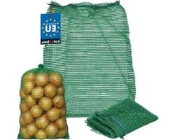 Raschel Zakken - Groente Netten - Opslag Groenten - Goede Luchtcirculatie - 35 x 50 cm - Groen