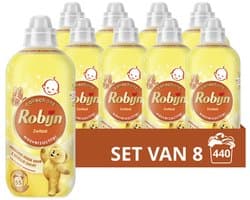 Robijn - Wasverzachter - Zwitsal - 55wb/1100ml x 8