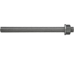 Ankerstangen M10 x 130 RVS - Bevestigingsmateriaal voor Injectiemortel - 10 Stuks