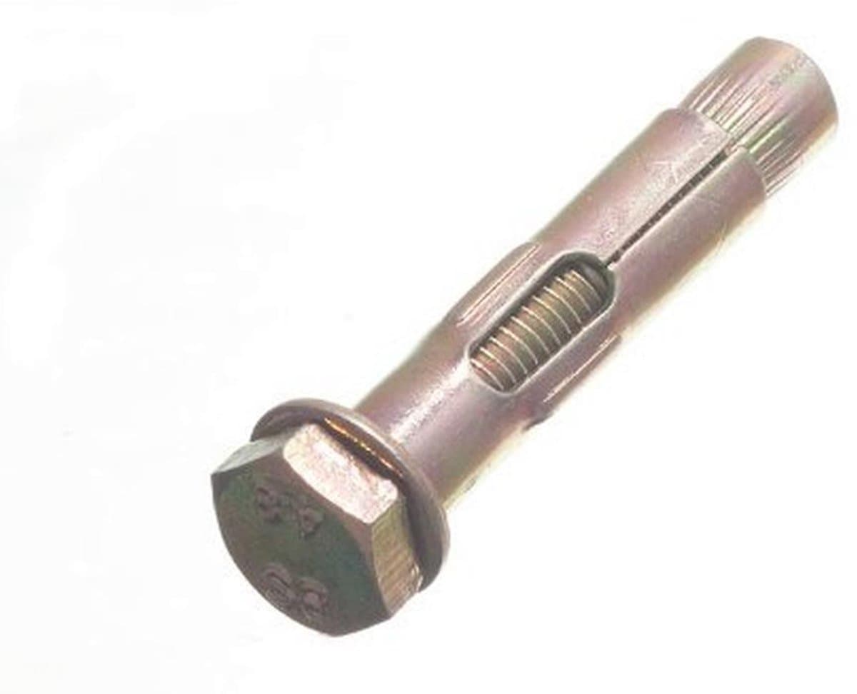 10 Mouw Ankers voor Metselwerk en Baksteen - HEX RAWL Bouten M8 X M10 X 50MM — afbeelding 1
