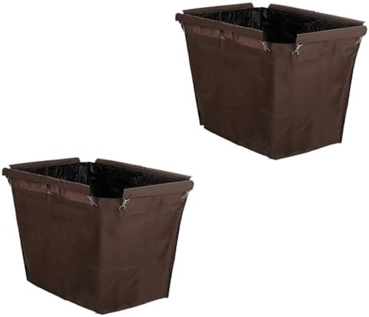 Waterdichte Waszak - Opbergtas Sloop - Huishoudelijke Reiniging - Dubbellaags Oxford Stof - 400L - Zwart — afbeelding 1