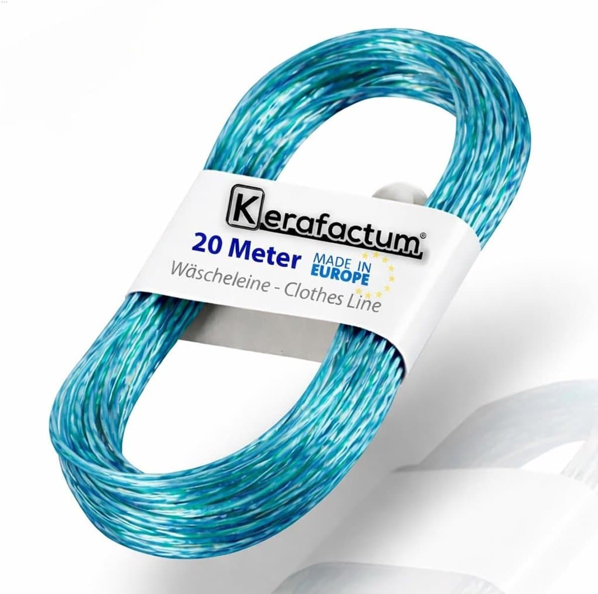 Waslijn - 20 Meter - Roestvrijstalen Kern - PVC-Omhuld - Voor Tuin En Balkon — afbeelding 1