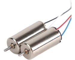 8520 Motor, 2 Stuks Holle Kop Drone Motor 0,15A 3-5V 35000-50000 RPM Draadloze Motor voor Quadcopter, 8,5 Mm X 20 Mm, 12 Cm Staartcircuit
