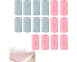 16 stuks bedlakenhouders - dekbed bevestiging - antislip clips