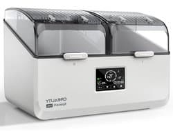 Filament Droger - Opslag Box - 3D Printen Verbeteren - Dubbele Onafhankelijke Verwarming - 4 Spoelen - Zwart