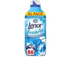 Lenor Wasverzachter Fresh Air Morning Fresh 86 Wasbeurten - 6 x 1204 ml - Voordeelverpakking