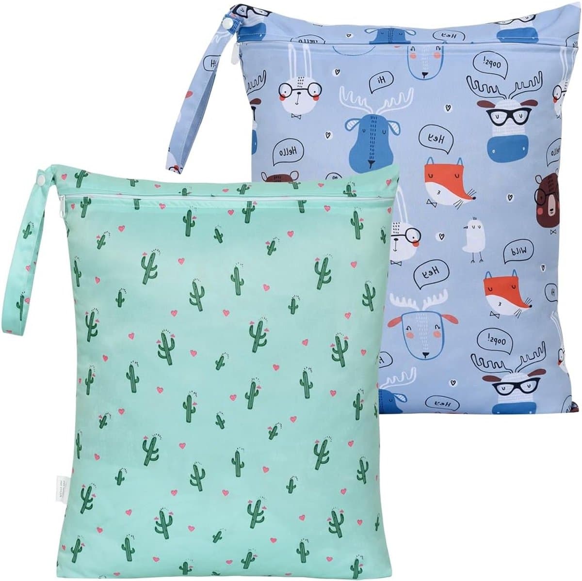Waterdichte Reiswaszakken 16 x 20 inch, 2 Stuks Herbruikbare Zak voor Nat Kleding, Ideaal voor Zwemmen en Organisatie van Wasgoed — afbeelding 1
