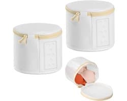 Set van 2 Premium Wasnetten voor Bh's en Ondergoed - Ideaal voor de Wasmachine, Beschermt Lingerie en Sokken met Ritssluiting