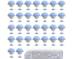 Dailygoods- Dekbedovertrekhouders 30 Stuks - Bedclips - Robuuste Deknaalden - Antislip Dekclips - Voor Dekbedden/Lakens - Ideaal voor Gordijnen