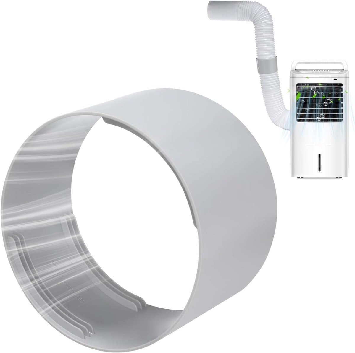Airconditioning Afvoerslang Adapter 150mm - Verbinding voor Draagbare Airconditioning — afbeelding 1