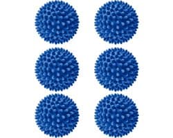 Drogerballen - Wasbollen - 6 Stuks - Siliconen - Sneller droog - Anti-kreuk — afbeelding 1