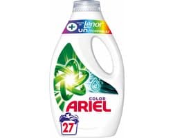 Ariel Color Vloeibaar Wasmiddel+ Lenor Unstoppables 27 Wasbeurten 1215 ml