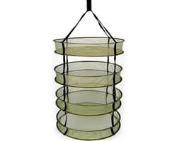 Droognet 60cm diameter 6 laags Heavy Duty Verstelbaar (GROEN)