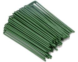 Dailygoods - 40 Stuks U-vormige Stalen Tuinpinnen - Grondankers voor Tentbeveiliging