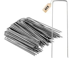 56 stuks stevige grondankers van 15 cm voor onkruiddoek, tenten, omheiningen - camping en tuinanker