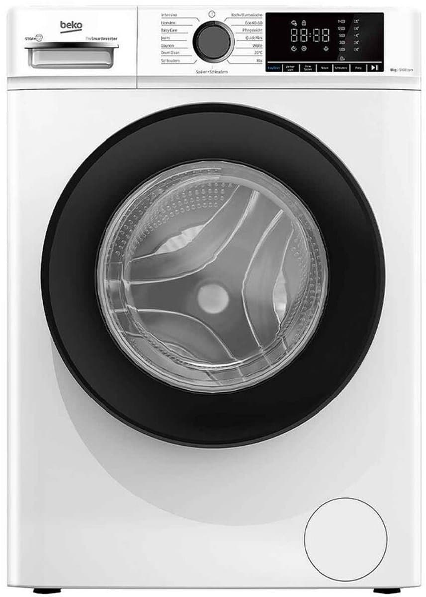 Beko BM3WFOE841PSA | Wasmachine | 8 kg | A | Duits display — afbeelding 1