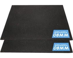 Bodo® 2 x Anti Trillingsmat Wasmachine en droger - 60x60x0.8cm