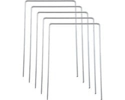 SnelShoppen - 50 Stuks Peat U-Pin Metalen Gegalvaniseerde Haringen voor Kunstgras, Tuin, Landschapsprojecten - Duurzaam, Herbruikbaar, 15 cm