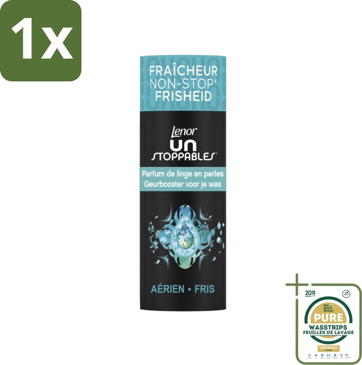 1 x Lenor Unstoppables - Geurbooster - Fris - 13 Wasbeurten- Geurbooster - Frisheid - Citrusgeur - Fruitige Geur - Bloemige Geur — afbeelding 1