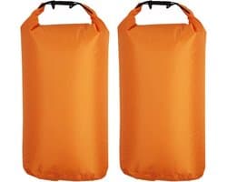 2 stuks lichte droogzakken, waterdichte drijvende tas, gecomprimeerde waterdichte droge tassen, Oranje, 8 liter, Oranje, Universeel