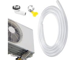 Afvoerslang Airco - Condenswaterslang Set - Apparaat Ondersteuning - Lekvrij Ontwerp - 180 cm - Transparant