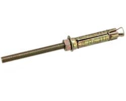 Anker Bouten - Mouw Ankers - Zware Bevestiging - Weerbestendig Staal - M6 x 105MM - Geel