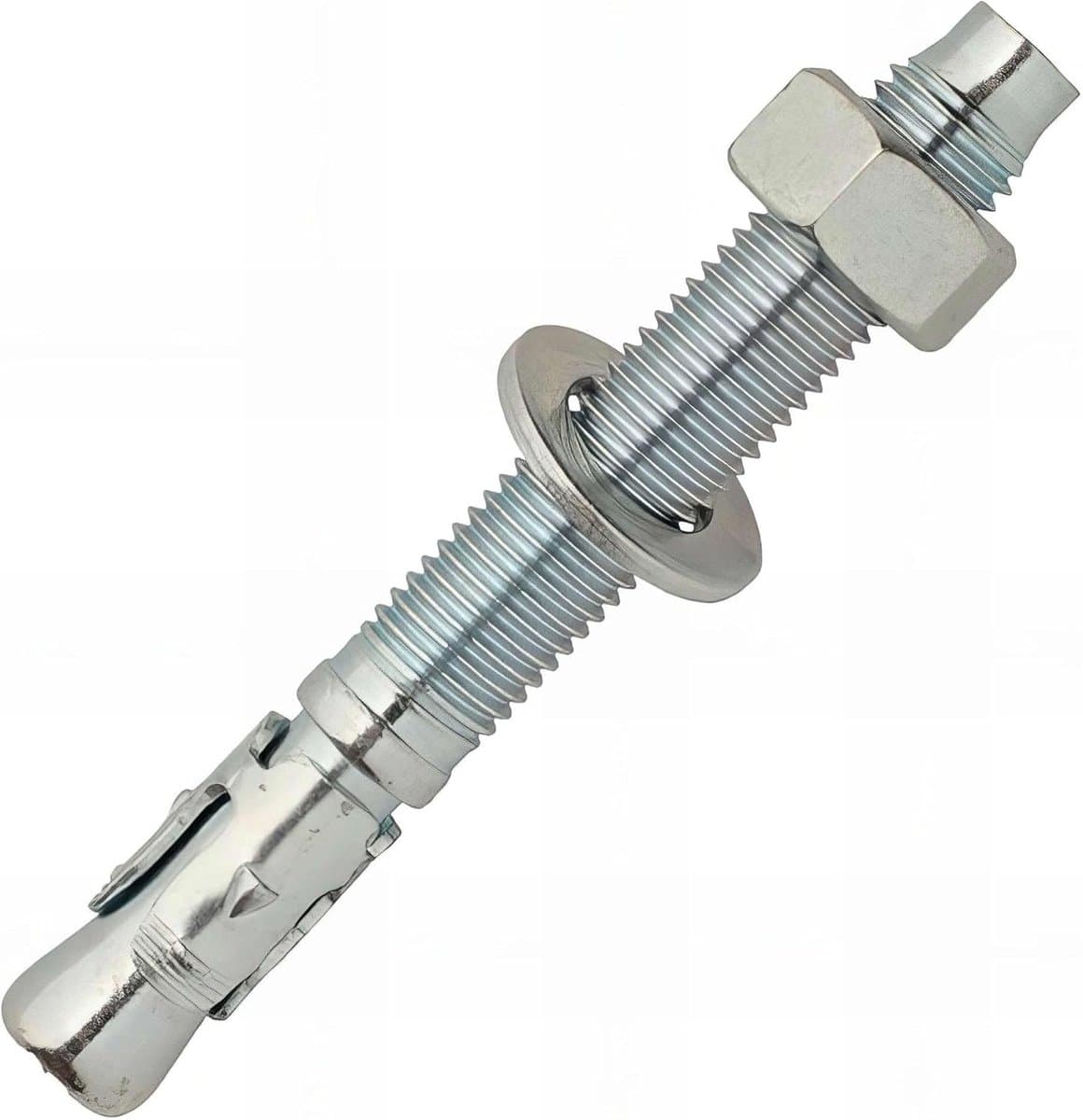 Boutankers - Metaalverankering - Vastzetten Constructies - Gegalvaniseerd Staal - 12 x 120 mm - Zilverkleurig — afbeelding 1