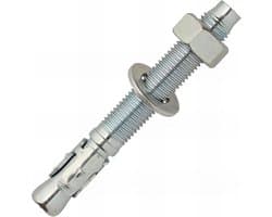Boutankers - Metaalverankering - Vastzetten Constructies - Gegalvaniseerd Staal - 12 x 120 mm - Zilverkleurig