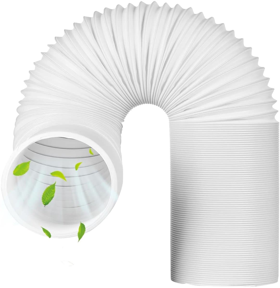 Inovra- Afvoerslang 2 Meter - 150 mm Diameter - PVC Afvoerslang - Verlenging - Draagbare Airconditioning - Geschikt voor Wasdroger/Afzuigkap - Afvoerslang Voor Airco — afbeelding 1