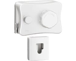 Intrekbare Waslijn - Wand Waslijn - Ruimte Besparen - Vergrendelingsmechanisme - 51 Meter - Wit