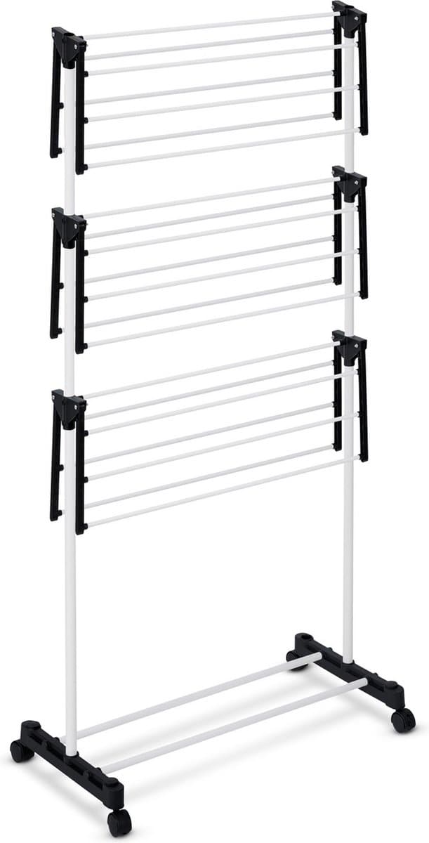 Delia opvouwbare staande wasdroger - wit - 15 m — afbeelding 1