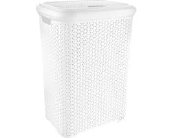 Wasmand Plastic Wit 55 l - Opbergmand - Mand - Wassorteerder