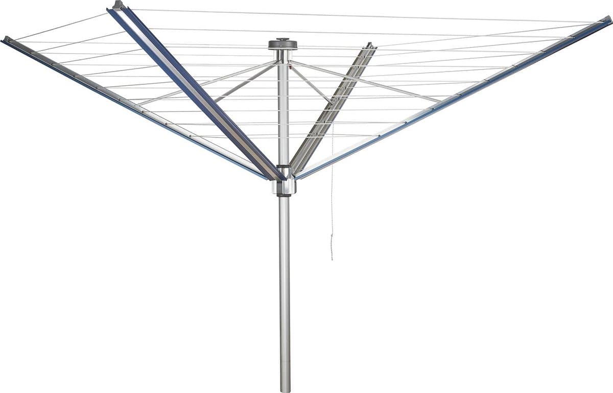 Droogmolen met 60 meter waslijn en automatische inrolmechanisme — afbeelding 1