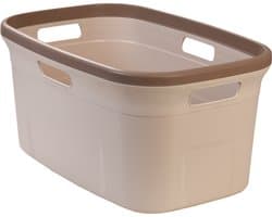 Motek® - Deluxe Wasmand - 45 l - Heupwasmand - Bruin Cream