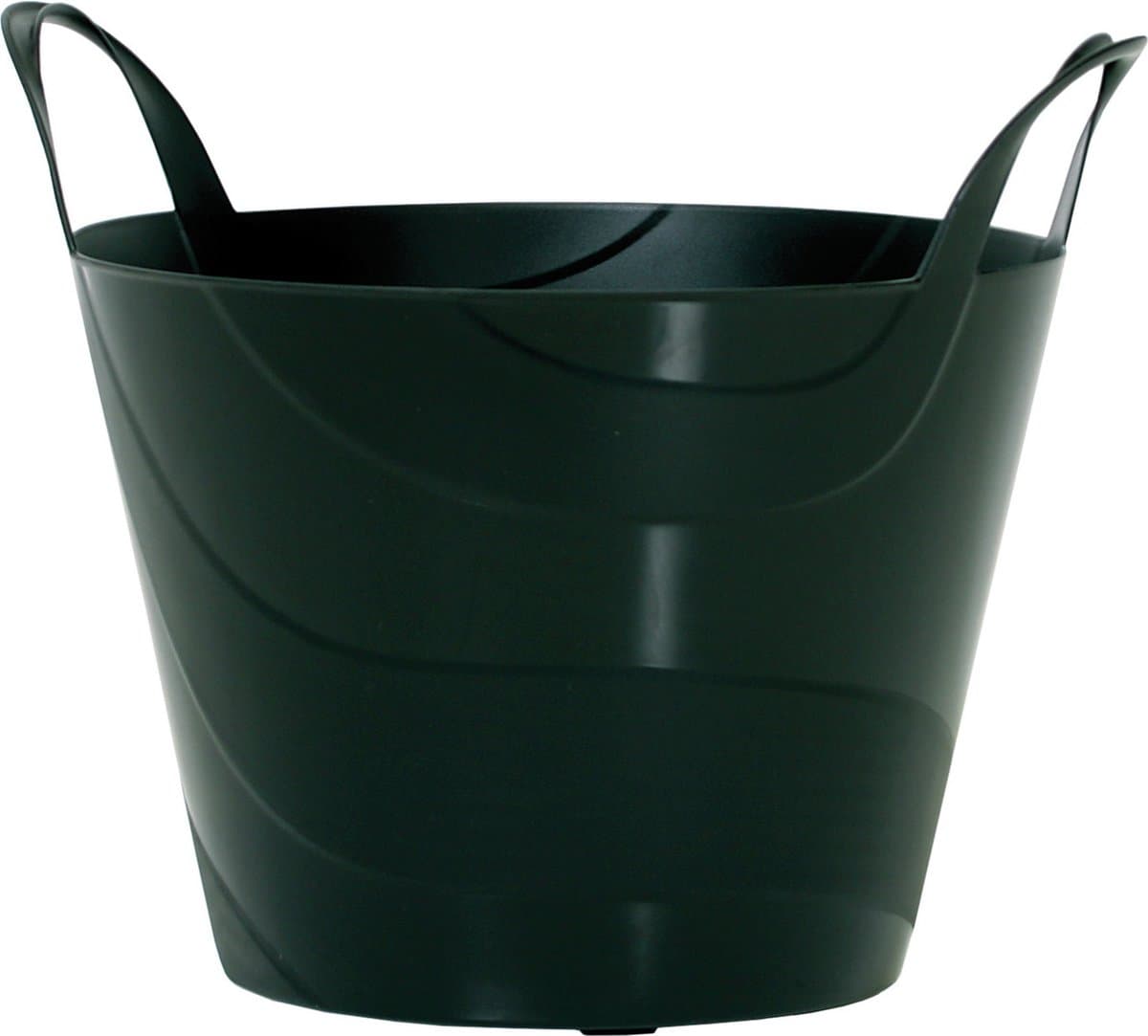 Prosperplast Flexibele Emmer - 30 liter - zwart - wasmand - kuip - flexibel - met handvaten — afbeelding 1