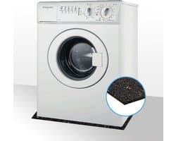 Rubbermagazijn - Anti trillingsmat wasmachine 100x60cm Dikte 10mm