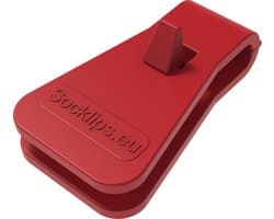 Clip voor sokken en dekbedovertrek Rood, 14 stuks