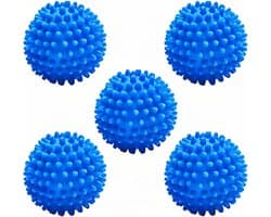 Famanu Set van 5 herbruikbare wasballen voor wasmachine om het drogen te versnellen en kreukels van kleding te verminderen