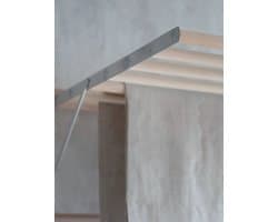 Trendyard Wanddroogrek Inklapbaar Hout - Droogrek - Wasrek - Muur - Binnen - Uitklapbaar - 4M Drooglengte - 60 CM - Opvouwbaar Droogrek Wand