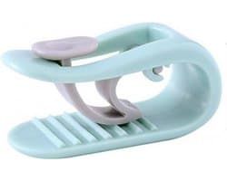 2 Stuks - Stevige Dekbed Knijpers - Dekbedclips - Lakenklemmen - Clips - Dekens - Laken - Groen - Bed Opmaken - Lakenclips