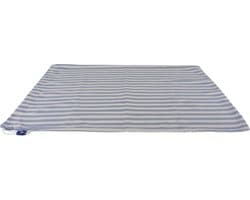Waszak 60x60 cm - Met K-locksluiting - Blauw gestreept — afbeelding 1