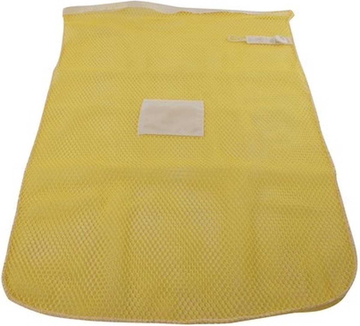 Premium wasnet 60x90 cm - Met knoopsluiting - Geel — afbeelding 1