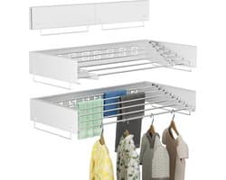 Equivera Wanddroogrek - Wasrek - Droogrek - Wanddroogrek Inklapbaar - Wand Droogrek