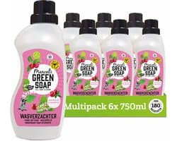 Marcel's Green Soap Wasverzachter - Patchouli & Cranberry - 6 x 750ml - 180 wasbeurten