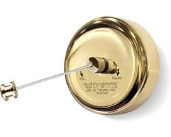 Intrekbare Waslijn - Drooglijn Binnen - Was Drogen - Roestvrij Staal 304 - 1 Meter - Goud